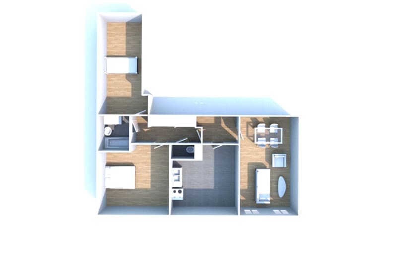 Appartement F3 en location à Montivilliers proche de la gare - Image 3