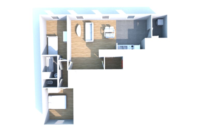 Centre-ville d'Harfleur : location T3 appartement - Image 3