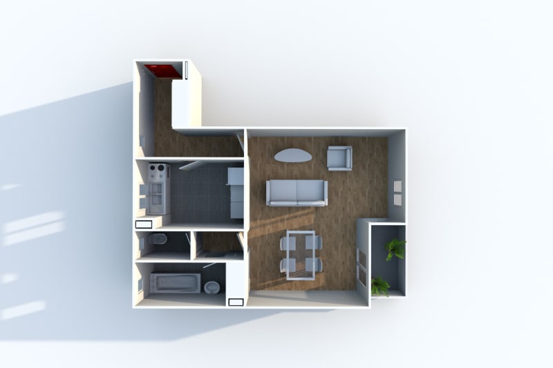 Studio en location à Rouen Rive Gauche - Image 4