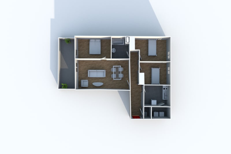 Appartement F4 à louer à Saint-Aubin-lès-Elbeuf proche de la gare - Image 4