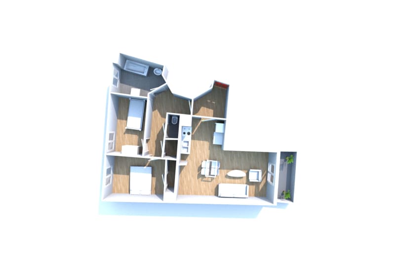 Appartement T3 en location au Havre proche du centre commercial - Image 3