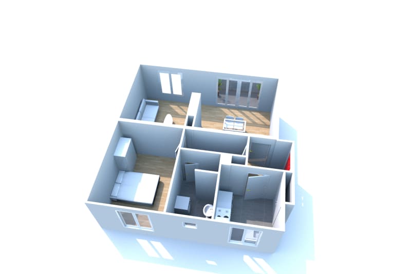 Appartement F2 à louer à Montivillers - Image 2