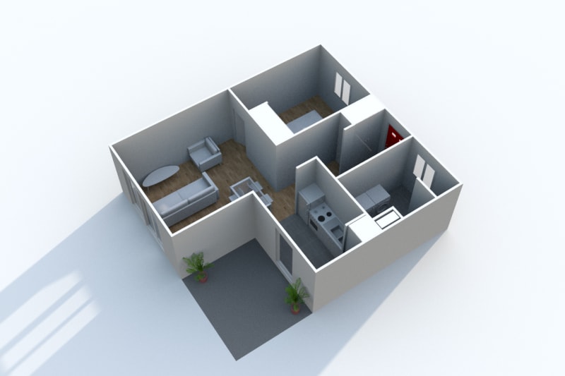 Pavillon T1 en location à Longueville-sur-scie - Image 4