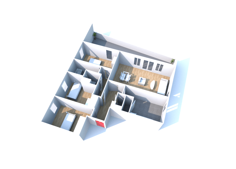 À louer : appartement F4 proche de la plage de Dieppe - Image 2