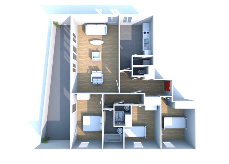 À louer : appartement F4 proche de la plage de Dieppe - Image 3