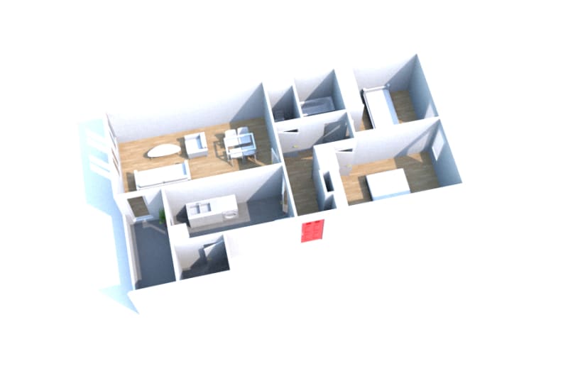 À louer : appartement 3 pièces situé à deux pas de la gare de Montivilliers - Image 2
