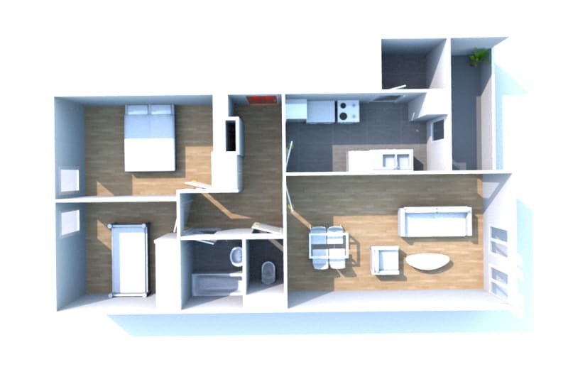 À louer : appartement 3 pièces situé à deux pas de la gare de Montivilliers - Image 3