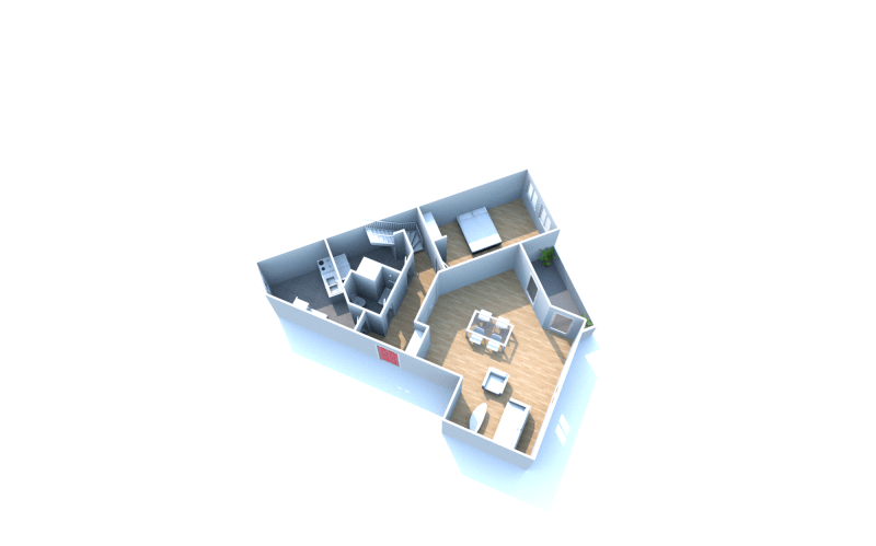 Appartement Duplex T4 à louer à Montivilliers proche de la gare - Image 8