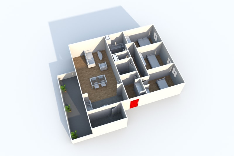 Appartement T4 à louer à Montivilliers proche de la gare - Image 3