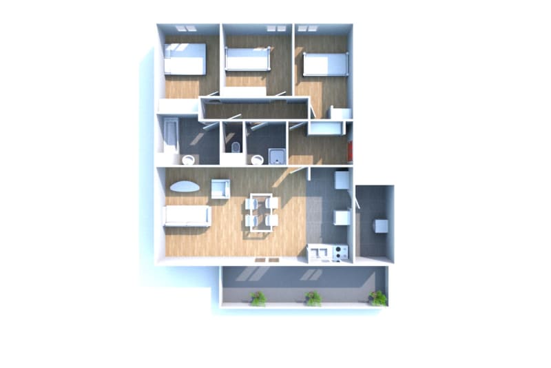 Appartement T4 à louer à Montivilliers proche de la gare - Image 3