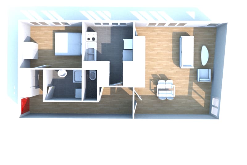 Appartement 2 pièces en location à Elbeuf, près du centre - Image 3