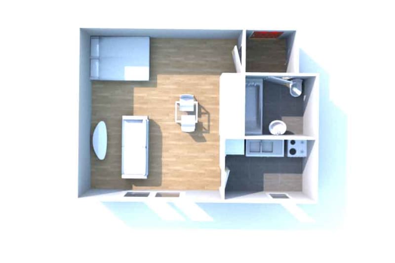 À Elbeuf, location d’un appartement T1 - Image 5