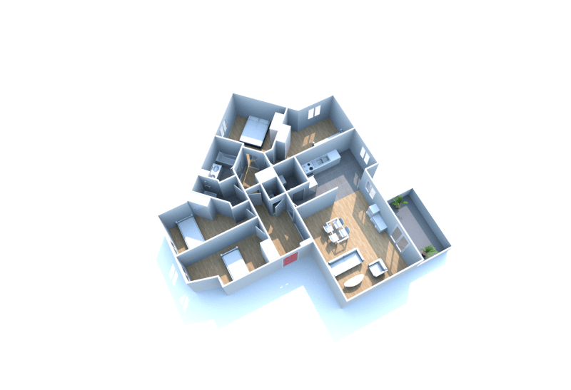 Location appartement T5 à Dieppe, quartier Janval - Image 2