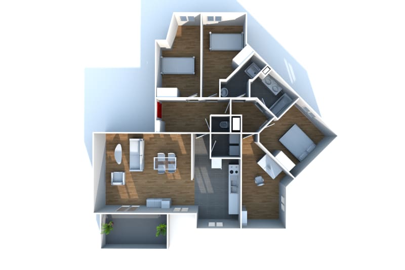 Location appartement T5 à Dieppe, quartier Janval - Image 3