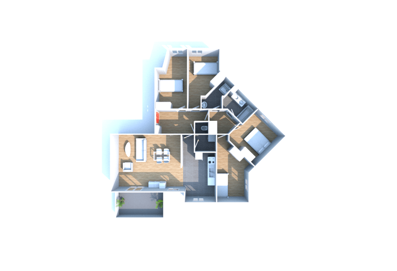 Location appartement T5 à Dieppe, quartier Janval - Image 3