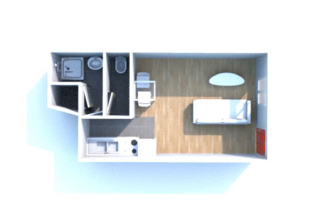 Studio à louer à Bolbec - Image 3