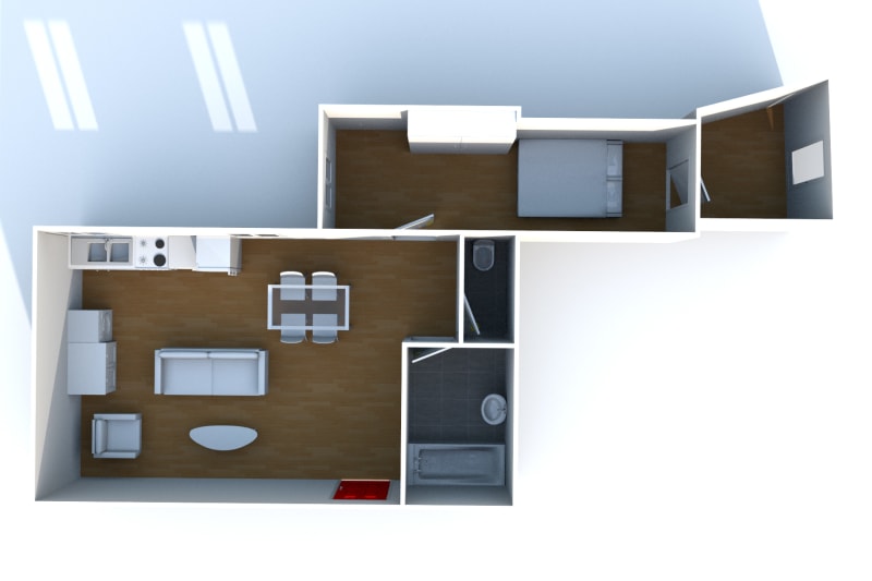 Appartement T2 à louer dans une résidence de charme à Bolbec - Image 4