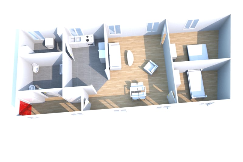 Appartement T3 à louer dans une résidence de charme à Bolbec - Image 2