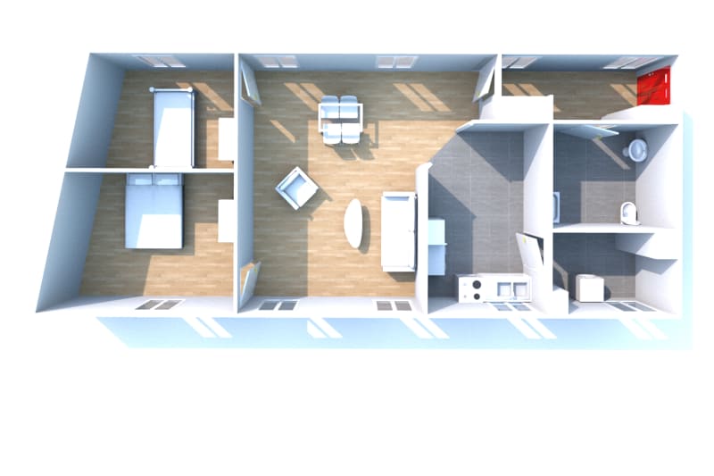 Appartement T3 à louer dans une résidence de charme à Bolbec - Image 3