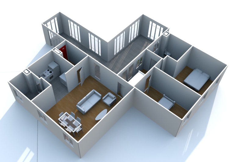 Dans résidence charmante, location appartement T3 à Bolbec - Image 8