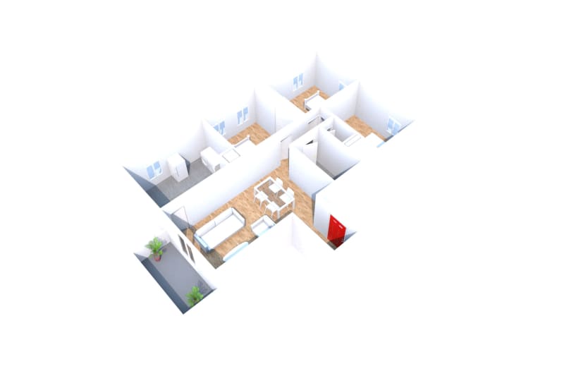 Appartement F4 en location à proximité du collège à Blangy-Sur-Bresle - Image 2