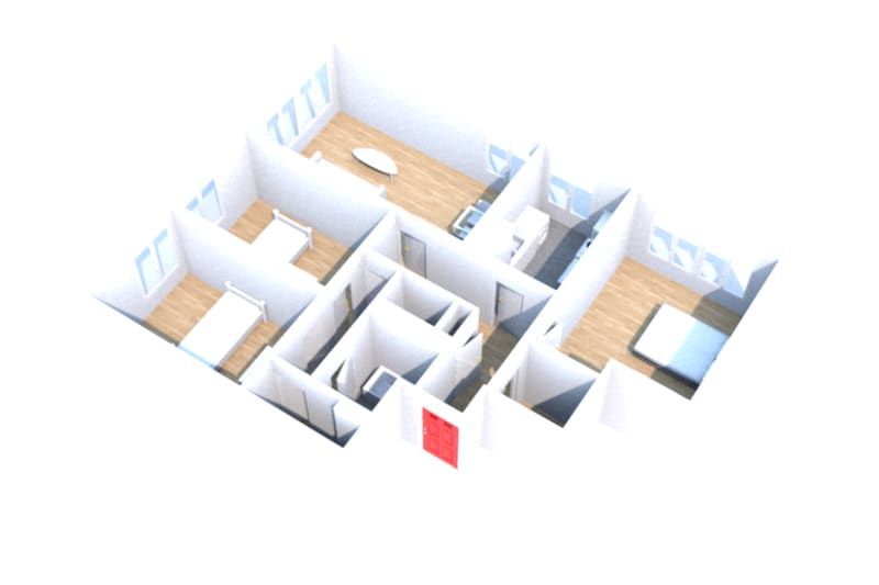 Le Havre, secteur Champs Barets : F4 en location - Image 2