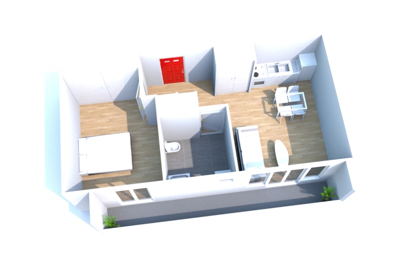 Location d'un appartement 2 pièces au Havre proche Docks Vauban - Image 2