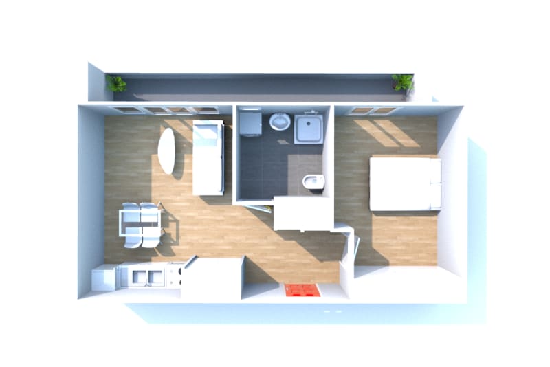 Location d'un appartement 2 pièces au Havre proche Docks Vauban - Image 3