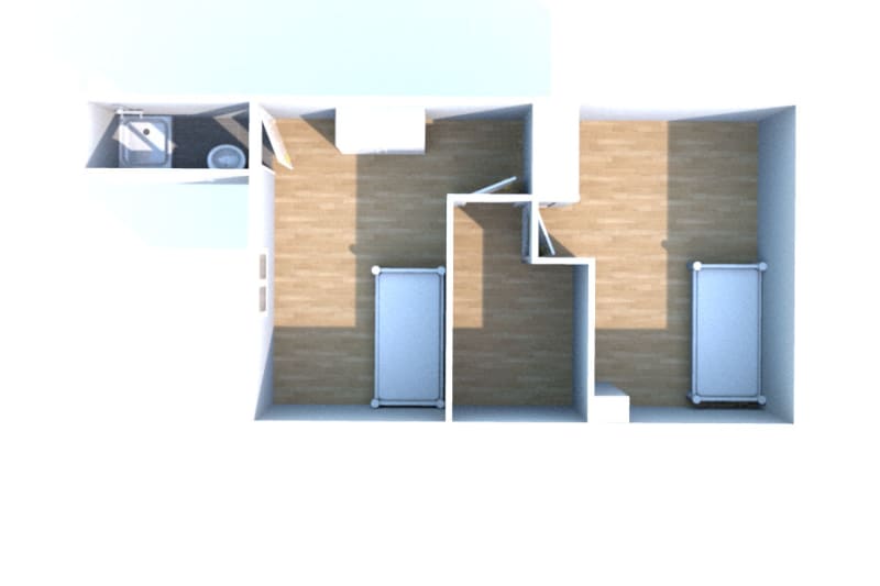 Appartement triplex F6 à louer en plein centre-ville d'Elbeuf - Image 14