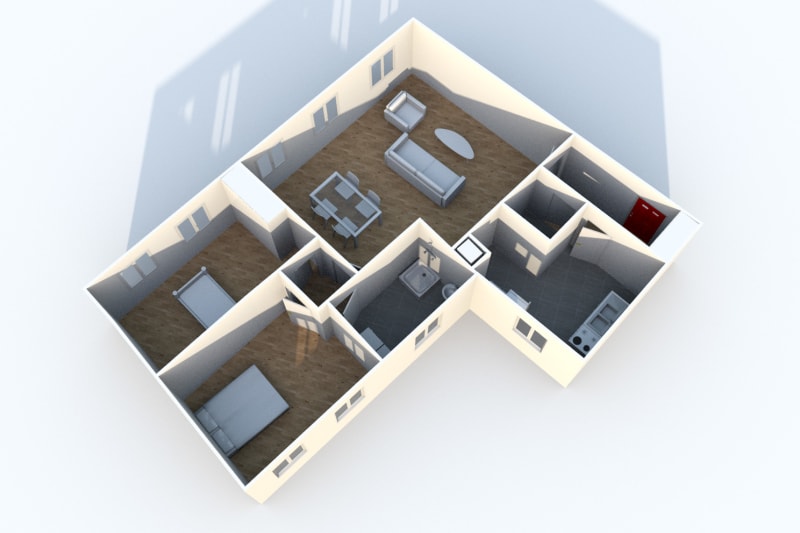 Appartement T3 en location en centre-ville d'Elbeuf - Image 3