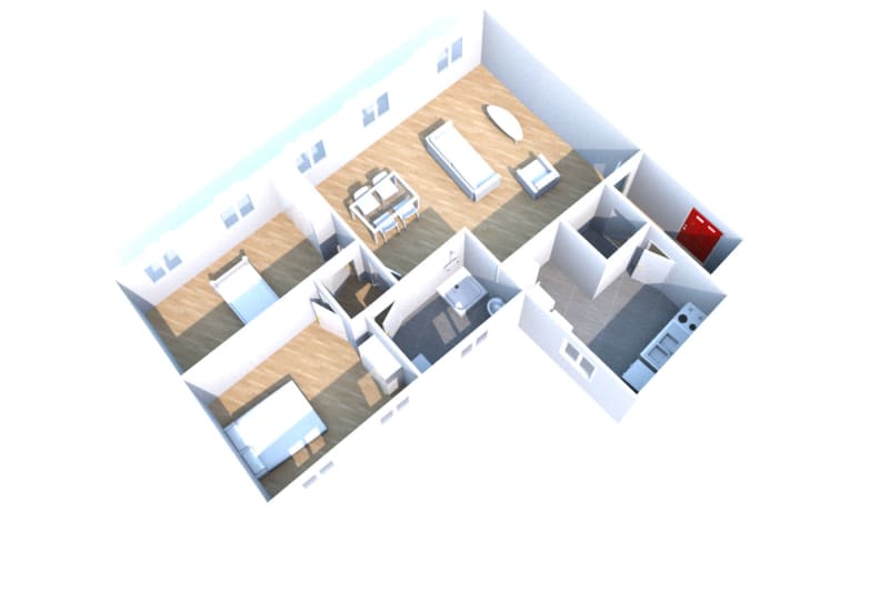 Appartement T3 en location en centre-ville d'Elbeuf - Image 10