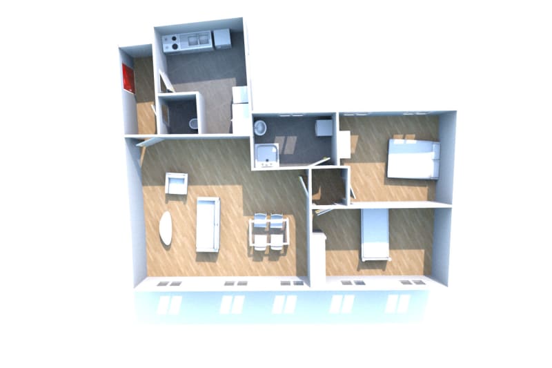 Appartement T3 en location en centre-ville d'Elbeuf - Image 11