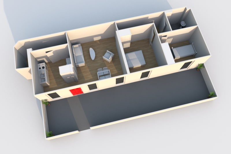 Appartement T3 en location à Montivilliers, dans une résidence récente - Image 3