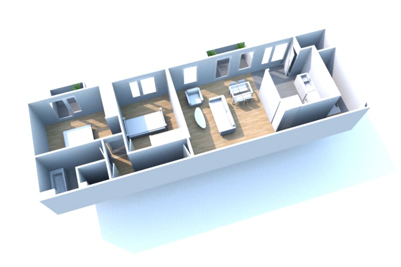 Location appartement 3 pièces à Montivilliers - Image 2