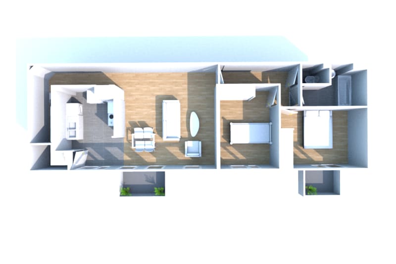 Location appartement 3 pièces à Montivilliers - Image 3