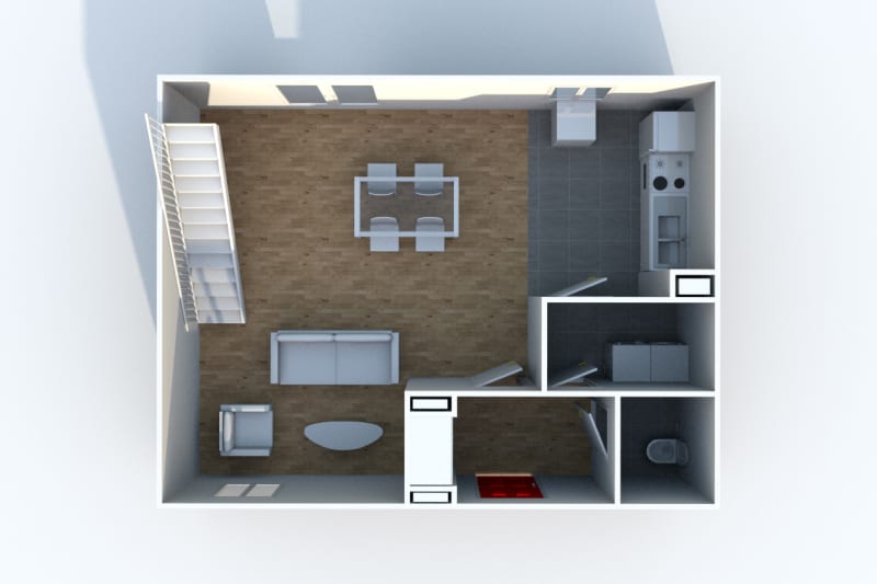 Appartement duplex F4 en location à Clères - Image 5
