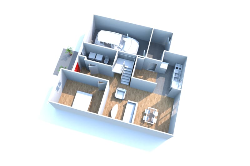 Pavillon T5 à louer à Mesnil-Esnard, proche de la forêt - Image 3