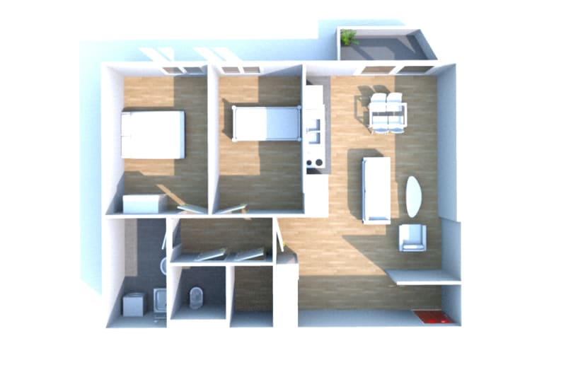 À Bolbec proche du centre-ville : location appartement T3 - Image 3