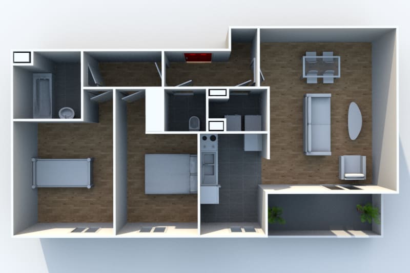 Appartement T3 en location à Petit-Quevilly à proximité du Téor - Image 9