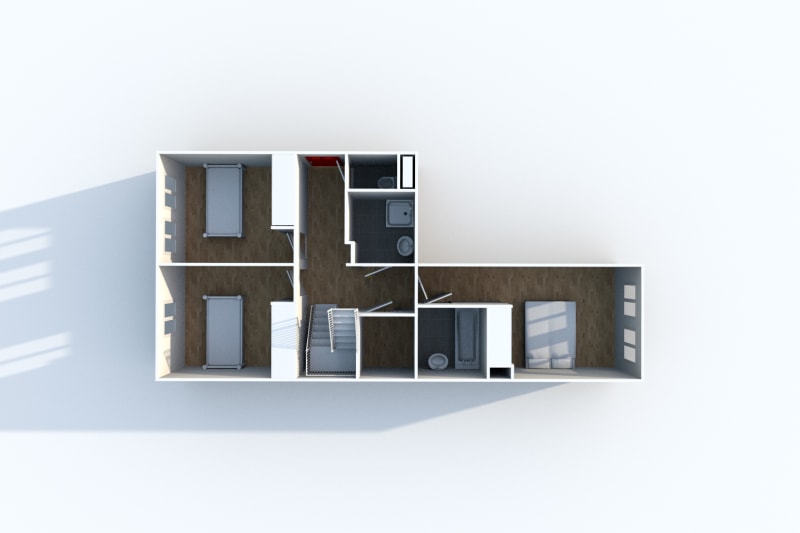 Appartement T4 en duplex à louer à Rouen Rive Gauche - Image 11