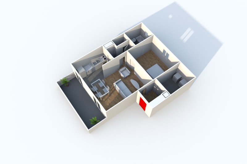 Appartement de 2 pièces en location à Rouen Rive Droite - Image 5