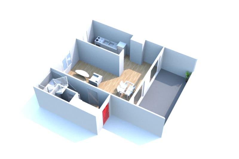Location Duplex T4 à Rouen Rive Droite - Image 2