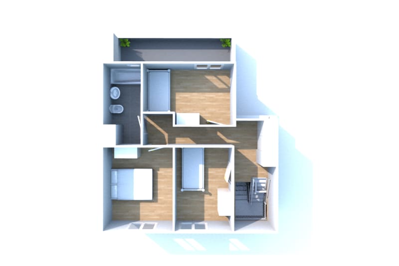 Location Duplex T4 à Rouen Rive Droite - Image 5