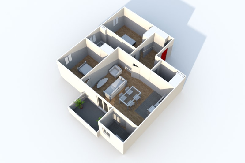 Appartement F3 à louer à Cany-Barville - Image 3