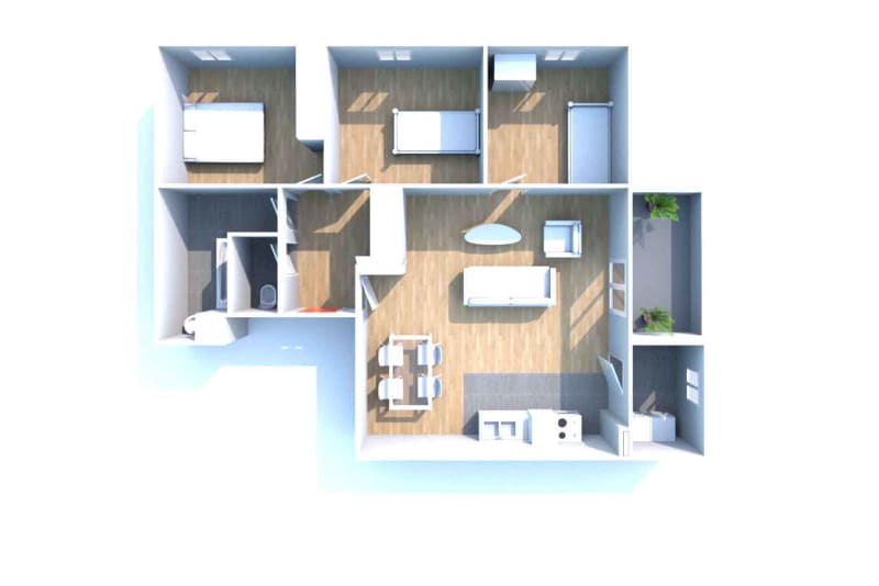 Appartement en location T4 à Cany-Barville - Image 3