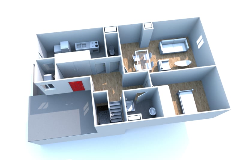 Appartement Duplex T4 à louer à Déville-lès-Rouen - Image 7