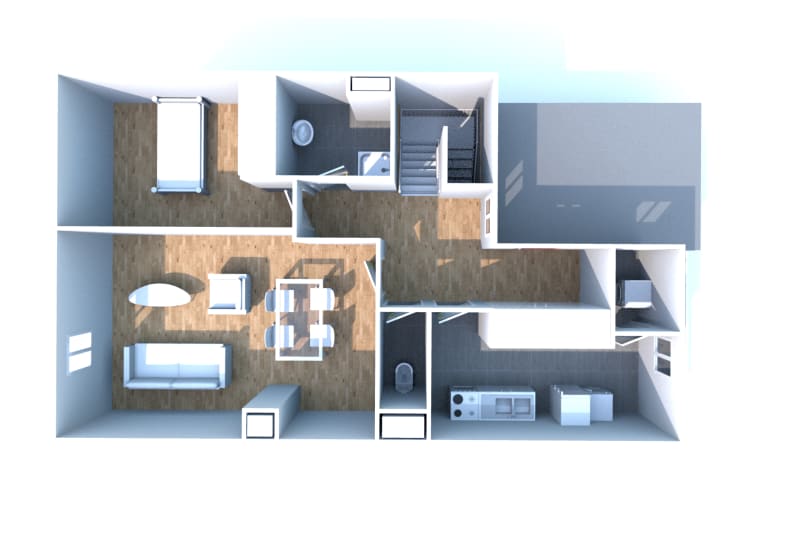Appartement Duplex T4 à louer à Déville-lès-Rouen - Image 8
