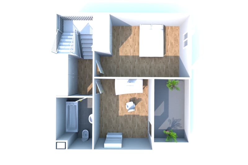 Appartement Duplex T4 à louer à Déville-lès-Rouen - Image 9