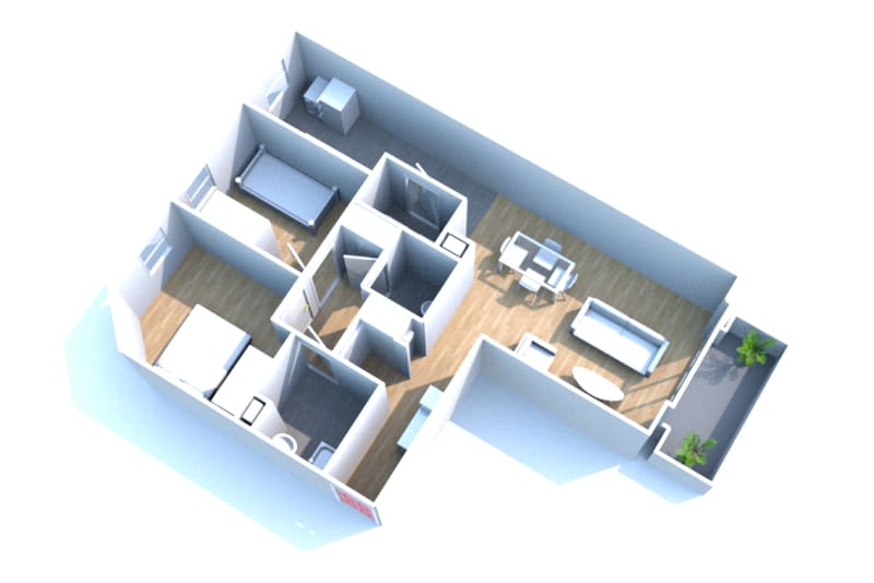 Appartement F3 à en location à Rouen Rive Gauche - Image 6