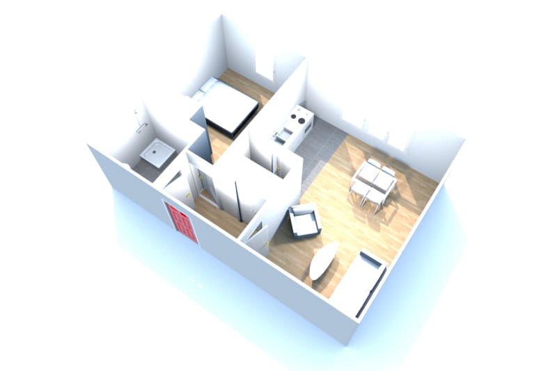 À louer appartement T2 à Rouen Rive Gauche - Image 6